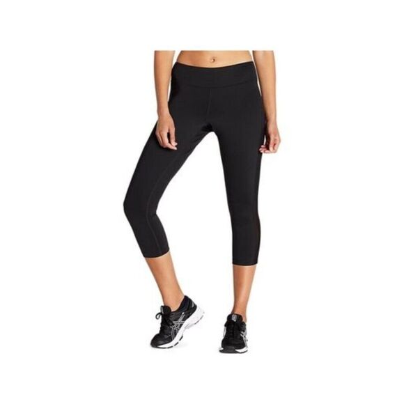 ASICS Women's Kate Mesh Capri , Black, Sz. S - Picture 1 of 11